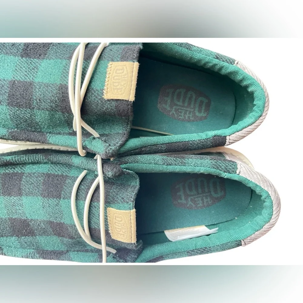 Hey Dude Wally Buffalo Plaid – Men’s Size 13 – Mens casual shoe - NEW IN BOX